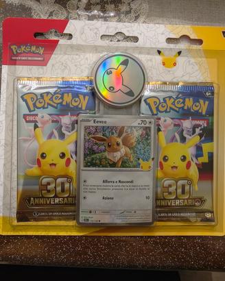 Blister 2 Buste Pokémon  30th Anniversario