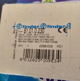 Finder 81.01 relè tempororizzatore multitutto
