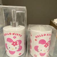 Set dosatore sapone Hello Kitty