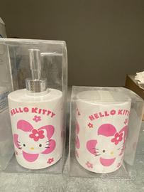 Set dosatore sapone Hello Kitty