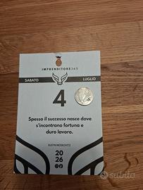 moneta da 10 Lire Spighe e Aratro