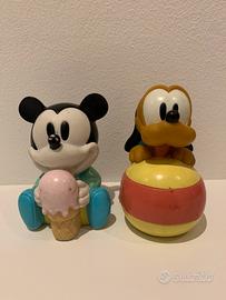 Pupazzi in gomma baby Topolino baby Pluto