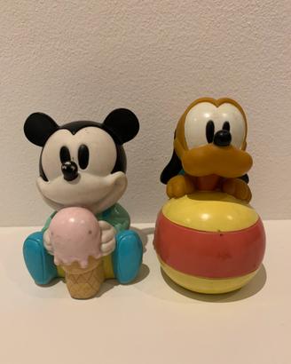 Pupazzi in gomma baby Topolino baby Pluto