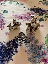 Animali placcatti in argento