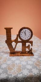 Orologio handmade da tavolo 