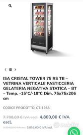 Vetrina refrigerante isa VERO AFFAR€