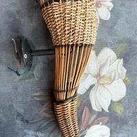 Applique Parete Shabby Chic Vimini