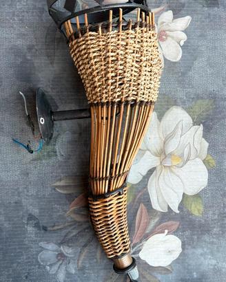 Applique Parete Shabby Chic Vimini