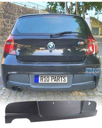 DIFFUSORE BMW E87 04-07 LOOK M DOPPIA USCITA SINIS