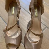 Scarpe in raso rosa n37