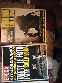 rivista Epoca /Europeo uomo sulla luna
