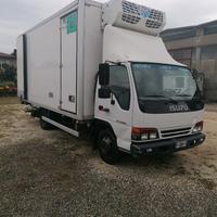 Isuzu 60 ql,furgone+frigo+pedana+gangere x carne