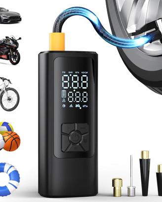 Mini compressore portatile a batteria NUOVO