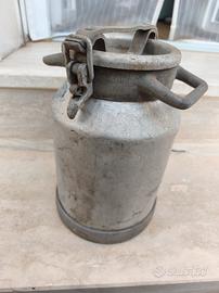 Bidone del latte vintage 5L in alluminio - piccolo