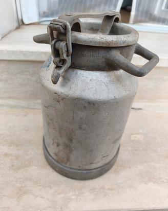 Bidone del latte vintage 5L in alluminio - piccolo