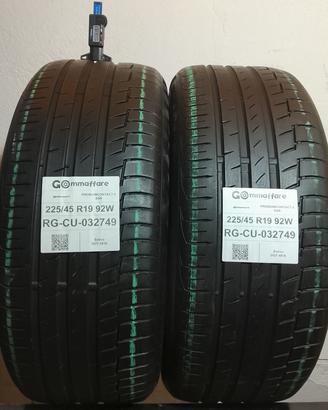2 Pneumatici 225/45 R19 Continental Premuimcontact
