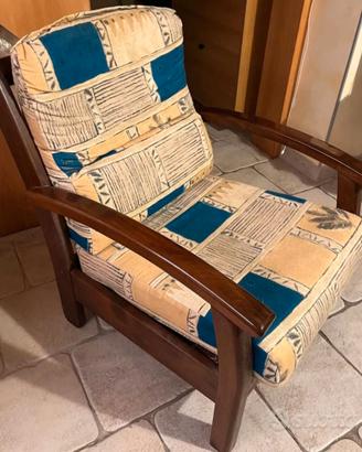 Poltrona in legno