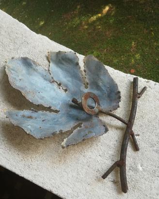 Portalampada da esterno rustico