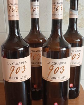 Bottiglie vuote per grappa o liquori 5 pz.
