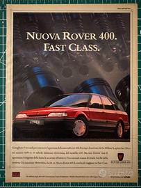 Pubblicità Rover Serie 400 Fast Class vintage