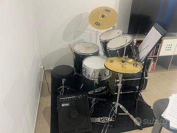Batteria Mapex completa + amplificatore Bluetooth