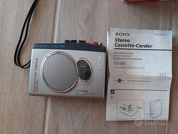 stereo sony cassette corder TCS 30D