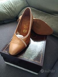 scarpe da ballo tg 35,5 raso carne Paoul 