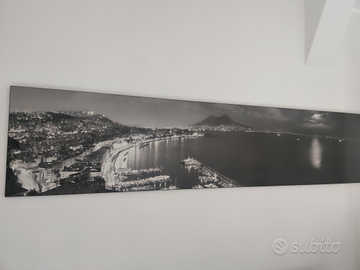 Quadro moderno bianco e nero, Golfo di Napoli - Per la casa e per t