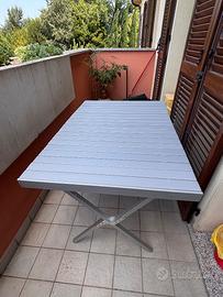 TAVOLO ALLUMINIO CAMPER , CAMPEGGIO , GIARDINO