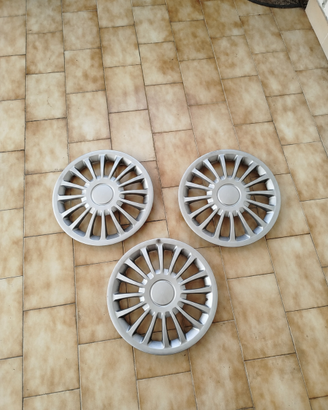 3 copricerchi argento da 15 pollici – rica