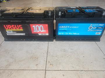 2 batterie auto100ah/95ah