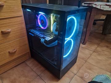 PC Gaming Asus NZXT Intel i7-9700K GPU RX 570 16Gb