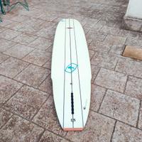 Longboard surf noserider single fin 9.8