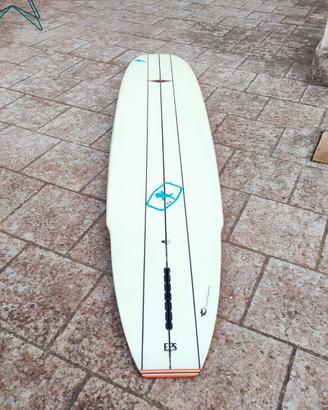 Longboard surf noserider single fin 9.8