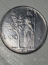 Moneta 100 lire 1978