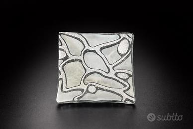 Portacenere in vetro decorativo