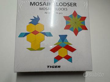 Set Blocchi a Mosaico Geometrico "Mosaic Blocks" (