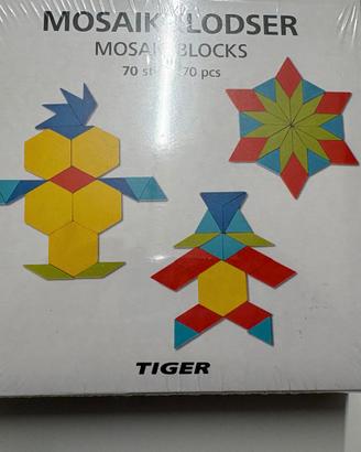 Set Blocchi a Mosaico Geometrico "Mosaic Blocks" (