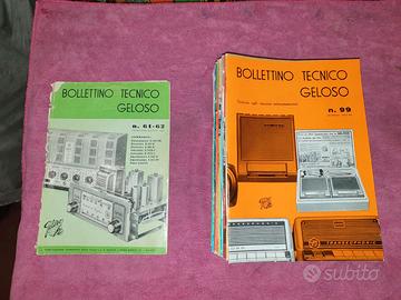 bollettino tecnico GELOSO dal n.61 al n.99