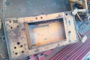 Piastra assaloni per lama sgombraneve 4 ganci