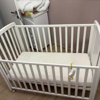 Lettino e  fasciatoio Italbaby con materasso