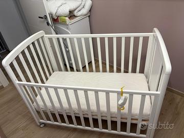 Lettino e  fasciatoio Italbaby con materasso