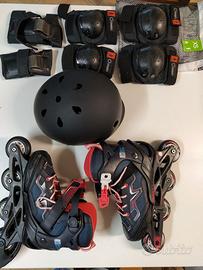 Rollers 35-38 + casco + paracolpi