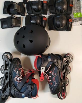 Rollers 35-38 + casco + paracolpi