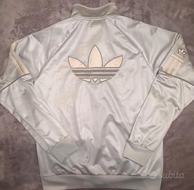 Felpa XS adidas chile 20 grigio perla