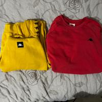 felpa kappa doppio colore taglia S