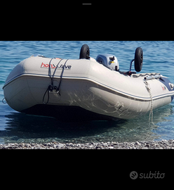 Gommone honwave 4 m + motore honda 20 cv 4 tempi