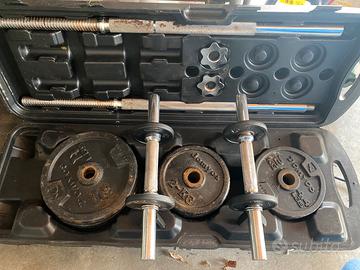 Kit pesi palestra Dechetlon