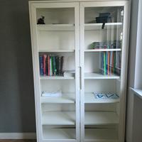 Libreria con anta in vetro 