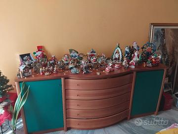 parete attrezzata più base con tavolo e 6 sedie